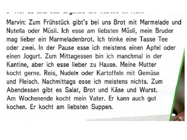 Aber ich. Немецкий язык Marvin zum Frühstück. Fleisch перевод. Zum Frühstück esse ich мнения. Was isst du zum Frühstück/Mittagessen in der Pause перевод.