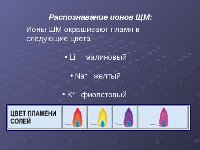 Твердое вещество окрашивает пламя в желтый цвет