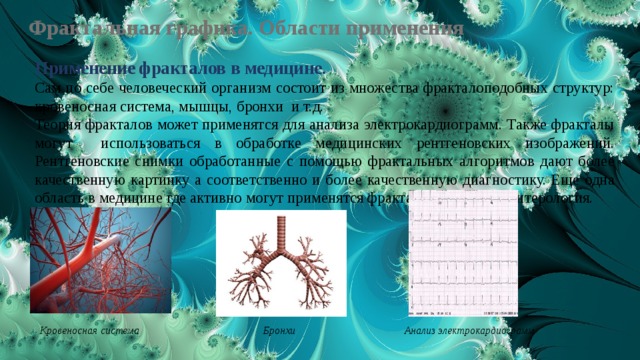 Применение фракталов