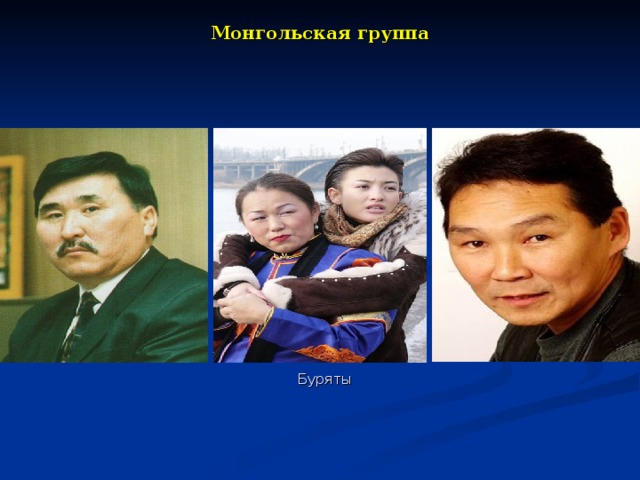 Монгольская группа Буряты 