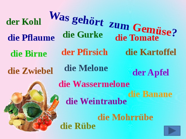 «Bringen wir die Ernte ein Obst und Gemüse»