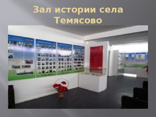 Зал истории села Темясово 