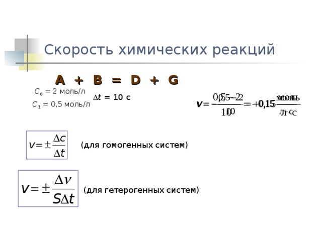 Скорость гомогенной химической реакции. Скорость химической реакции в гомогенной системе формула. Формула для расчета скорости гетерогенной химической реакции. Скорость химической реакции в гетерогенной системе. Скорость химической реакции для гетерогенной реакции.