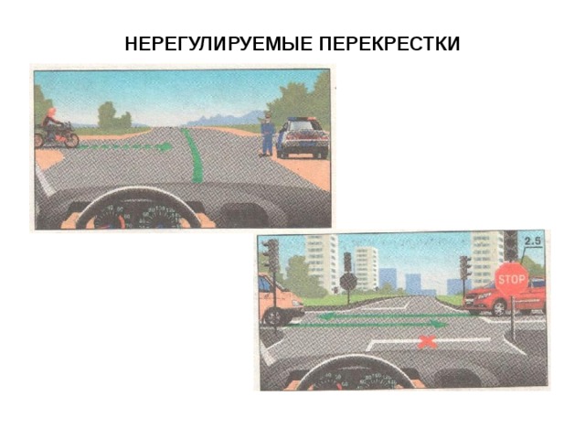 НЕРЕГУЛИРУЕМЫЕ ПЕРЕКРЕСТКИ 