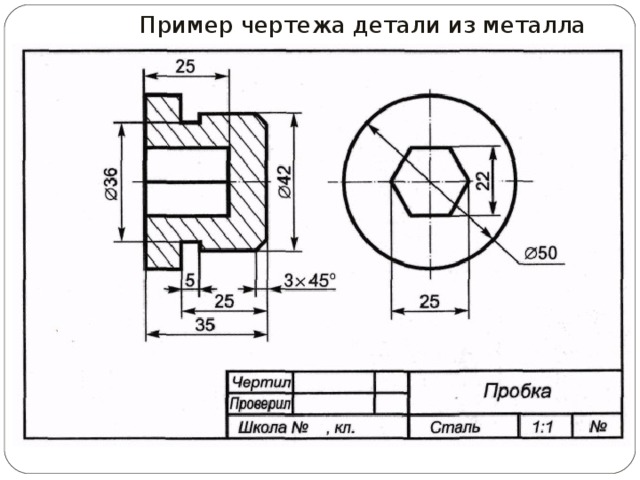 Масштаб эскиза детали указывают