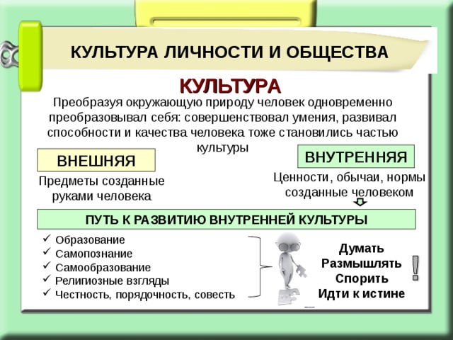 Культура общества кратко