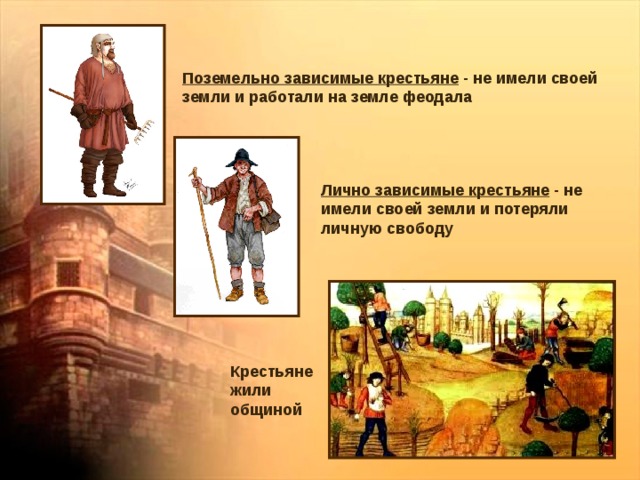 Феодалы и крестьяне картинки