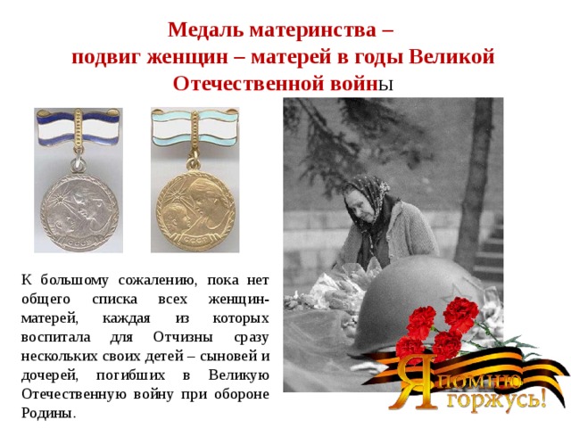 Подвиг материнства 3 класс кубановедение презентация