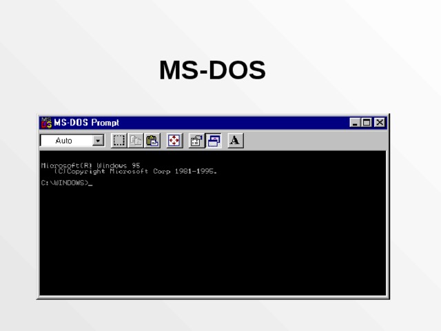 MS-DOS 