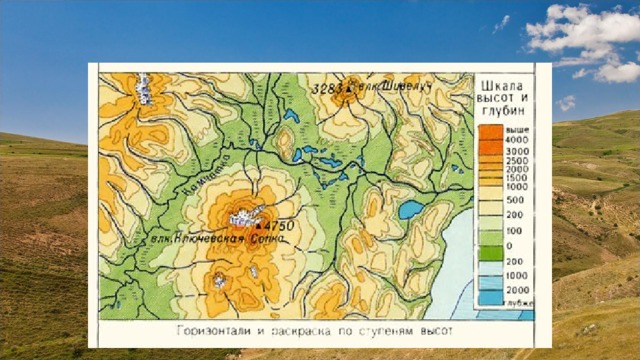 Карта по высотам