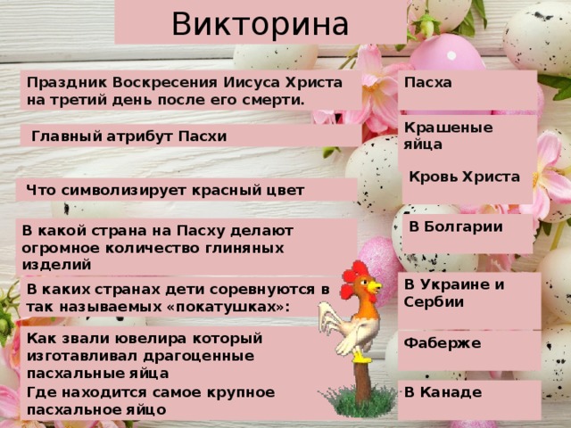 Второй этап викторины