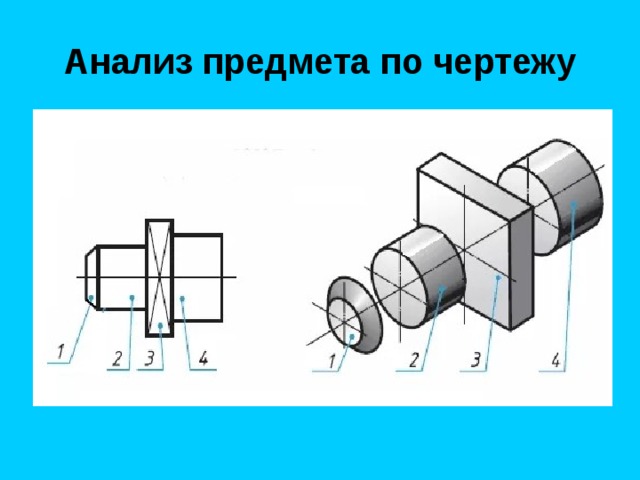 Анализ геометрической формы предмета черчение презентация