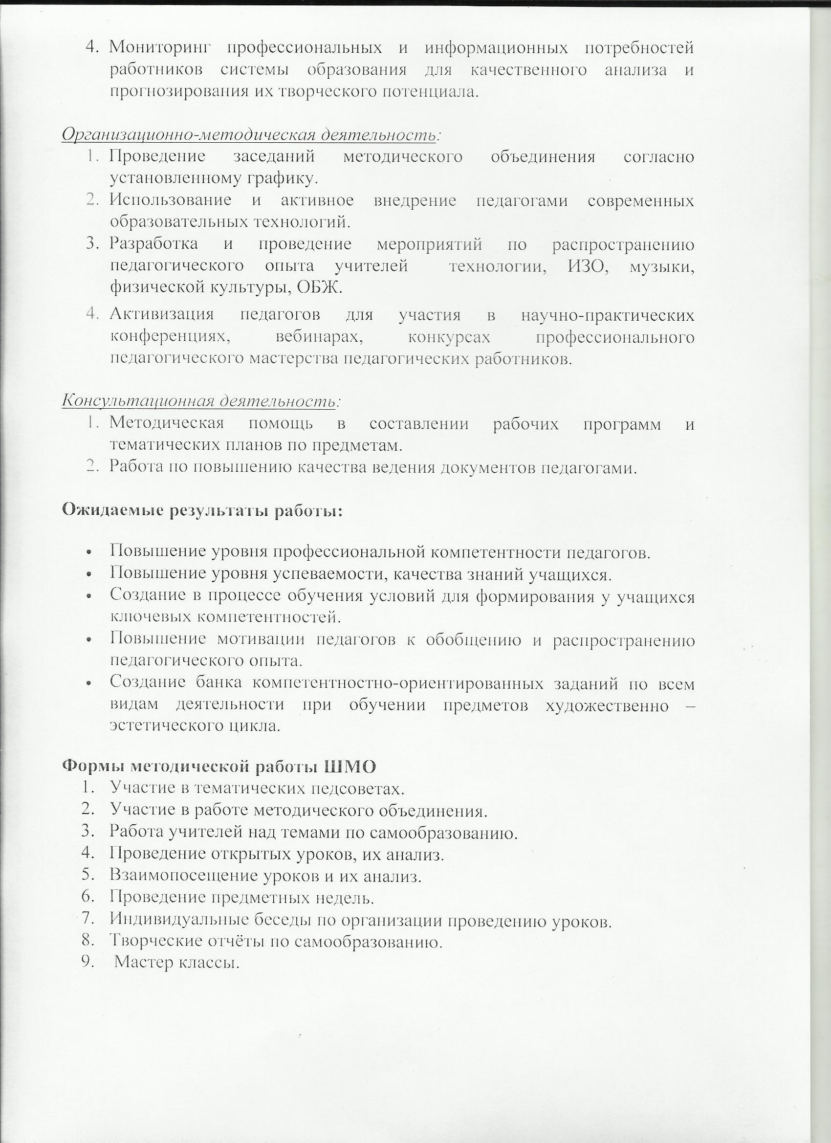 Ф17 План работы ШМО учителей физической культуры и протокол заседания №4