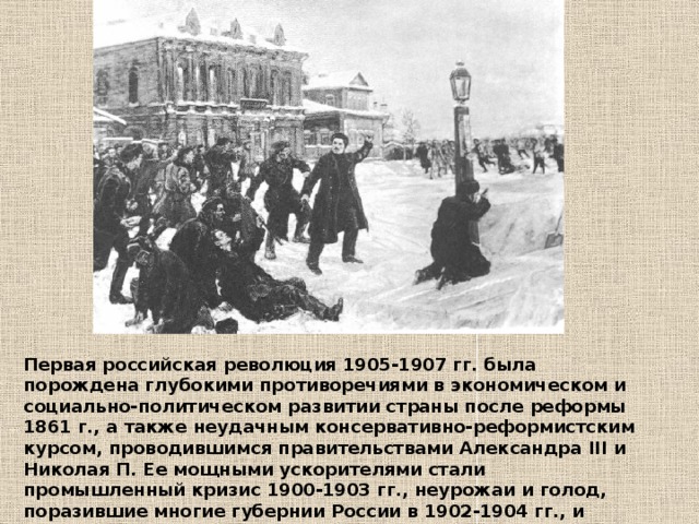 Первая революция в россии участники. Первая Российская революция 1905-1907.