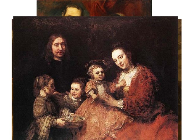 Какие виды семей изображены на картинах?