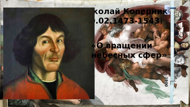 Николай Коперник (10.02.1473-1543 ) «О вращении небесных сфер» 