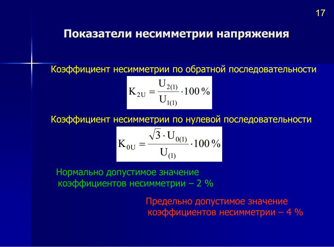 Обратное напряжение формула. Коэффициент обратной последовательности напряжения. Коэффициент несимметрии. Коэффициент несимметрии напряжения. Коэффициент обратного напряжения.