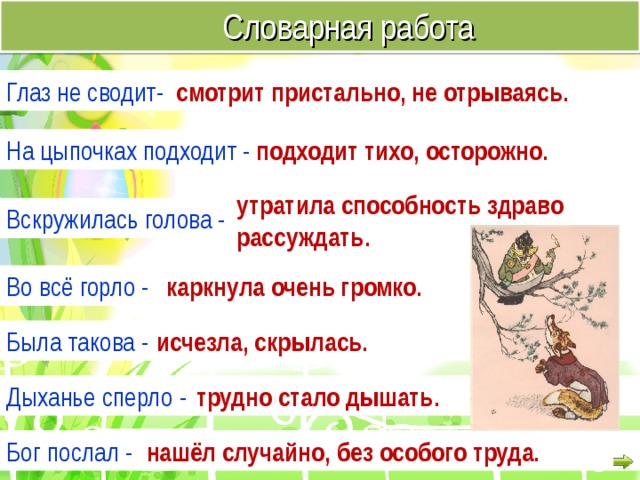 И а крылов ворона и лисица конспект и презентация урока 3 класс школа россии