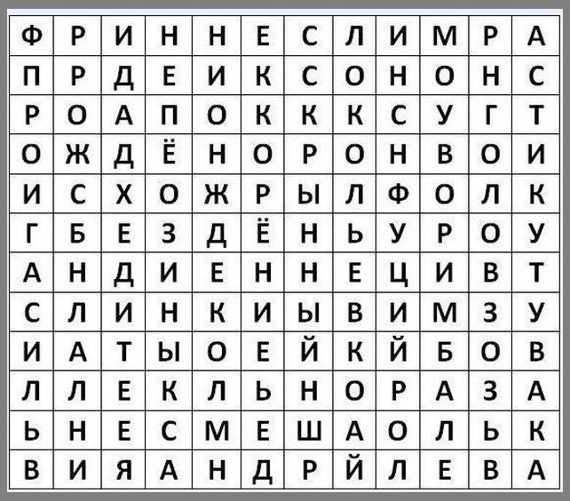 Поиск слова в тексте по заданному образцу является