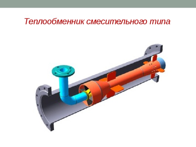 Схема струйного теплообменника