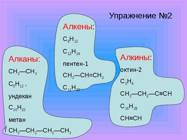  АЛКИНЫ  – это непредельные углеводороды, которые содержат в своем составе одну тройную связь и соответствуют общей формуле  СnH2n-2 C 3 H 4 CH ≡ C—CH 3 С 3 Н 2×3-2 проп ин  