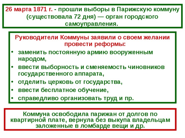 Презентация к уроку истории 8 кл Франко-германская война и Парижская коммуна