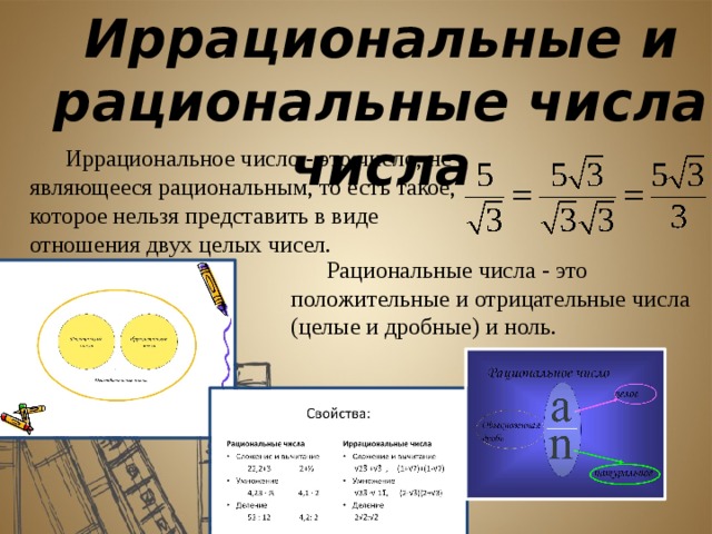 Какие числа иррациональные