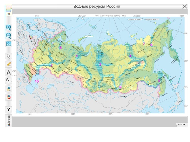 Интерактивная карта росгеолфонд