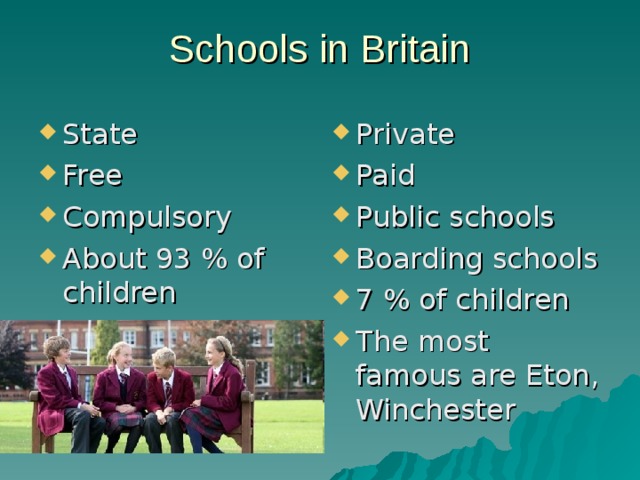 School is calling. Secondary School in Britain презентация. Independent Schools in great Britain презентация. Private Schools in great Britain презентация. Public Schools in Britain презентация.