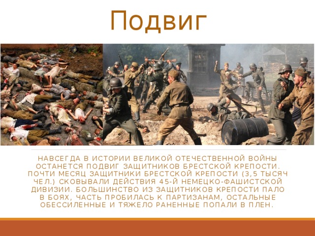 Поговорим о самом главном песня защитников брестской крепости 4 класс презентация