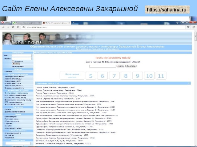 Сайт захарьиной по русскому языку