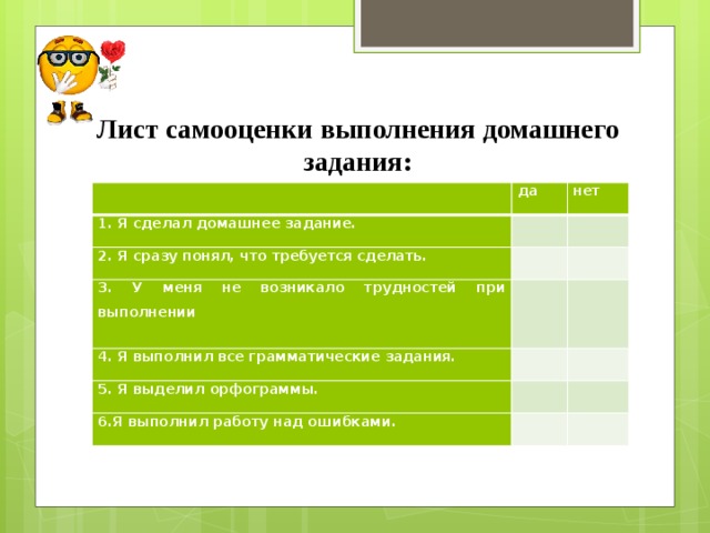 План выполнения домашнего задания