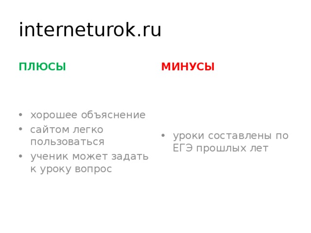 Интернет урок. INTERNETUROK.ru картинки. Плюсы и минусы престижных школ.