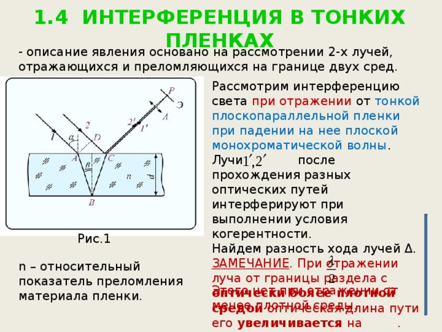 Почему преломляется свет на границе двух сред