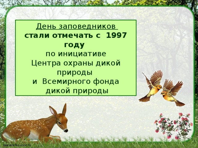 24 мая международный день заповедников презентация