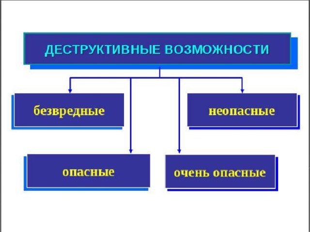 ДЕСТРУКТИВНЫЕ ВОЗМОЖНОСТИ  ВИРУСОВ 