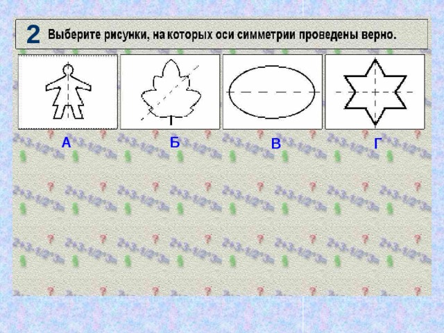 2 А Б В Г 