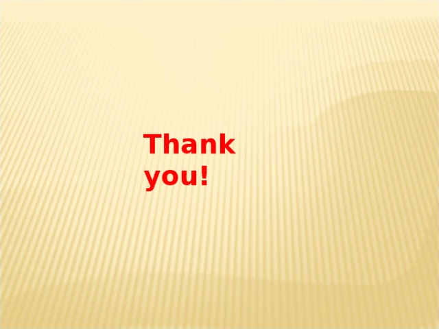 Thank you ! 