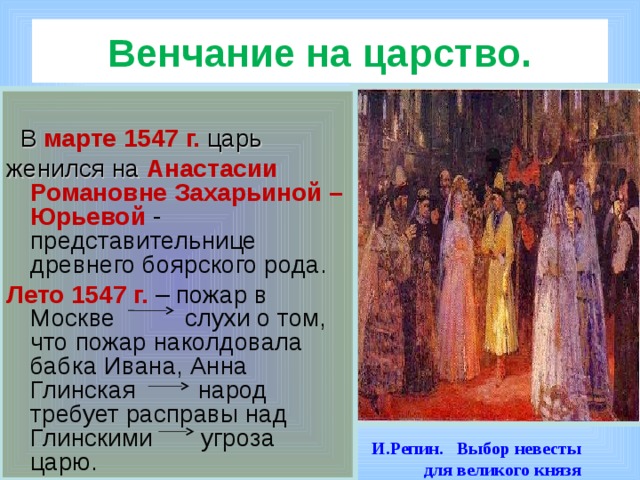 Царь женился. 1547 Венчание на царство Женитьба Ивана. Венчание Ивана IV на царство кратко. Венчание на царство Ивана Грозного кратко. Венчание на царство 1547 кратко.