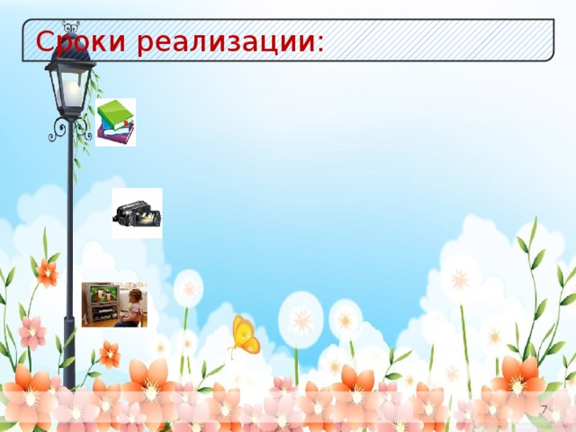 Сроки реализации:   