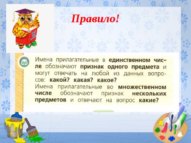 Имя прилагательное в единственном. Имена прилагательные единственного числа обозначают признак. Что обозначают имена прилагательные в единственном числе. Имена прилагательные множественного числа обозначают признак. Прилагательные в ед.ч. обозначают….