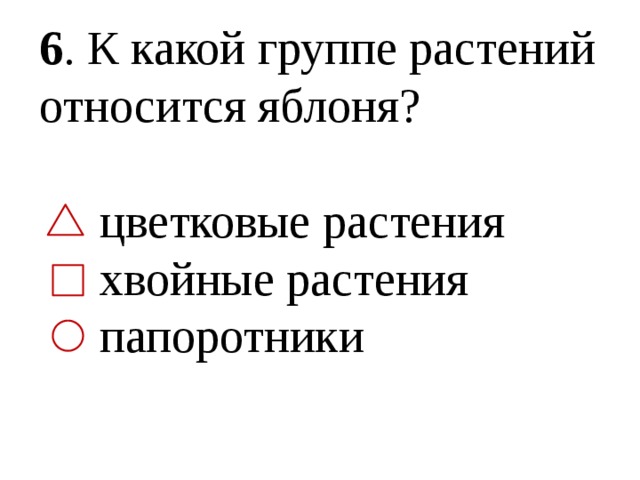 Тест разнообразие растений 3. К какой группе растений относится яблоня. К какой группе относится яблоня. К какой группе относится яблоня? К цветковому растению?. Яблоня к какой группе растений относится 5 класс.