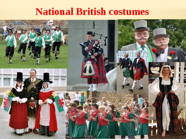 National British costumes 