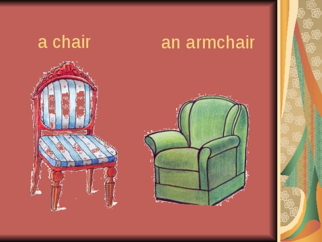 a chair an armchair 