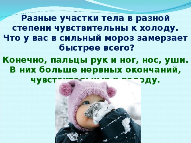 Почему пьяные быстрее замерзают. Чувствительные уши к холоду. Чувствительны ли дети к холоду. Что быстрее всего замерзает.