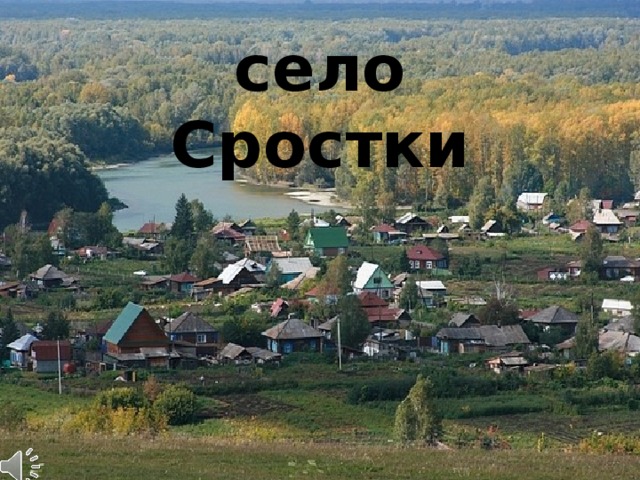 село Сростки 