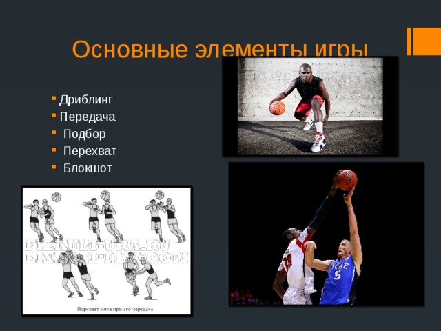 Какие элементы баскетбола. Элемент в баскетболе дриблинг. Основные элементы баскетбола. Базовые элементы в баскетболе. Ведение мяча дриблинг в баскетболе.