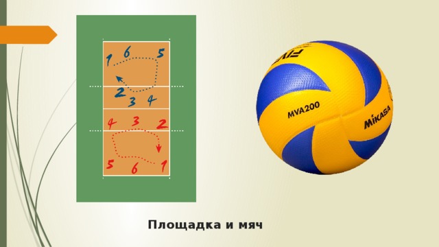 Площадка и мяч 