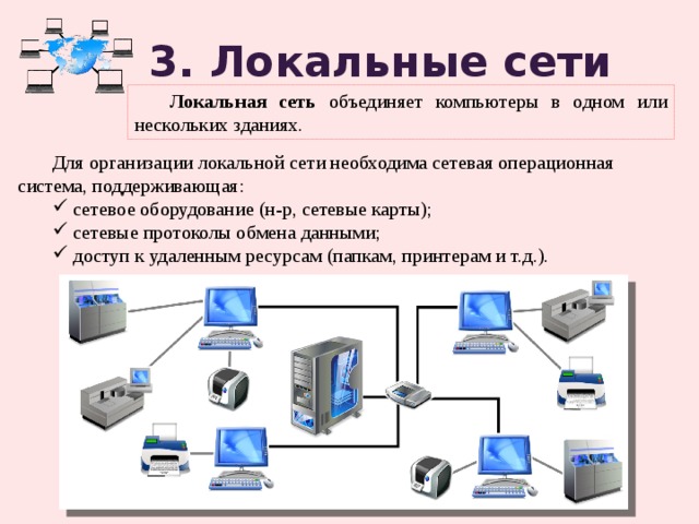 Для какого вида соединения пользователю из оборудования необходима только сетевая карта