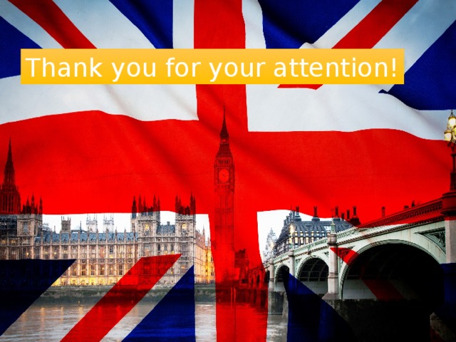 Thank you for your attention! 